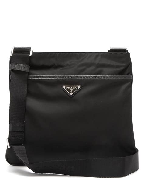 prada mens messenger bag|prada nylon messenger bags.